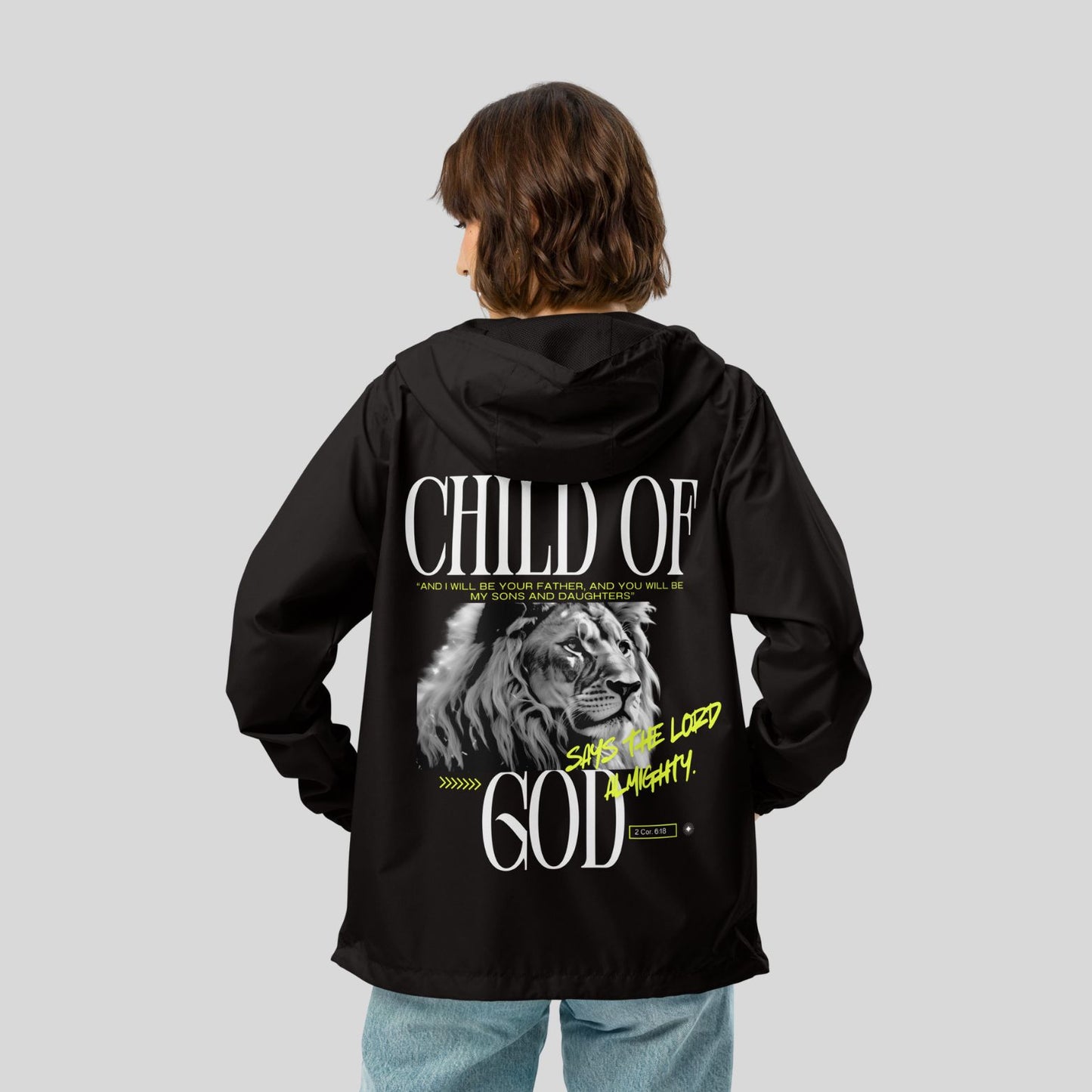 Child Of God Unisex Windbreaker