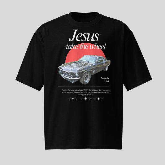 Jesus Take The Wheel Tee