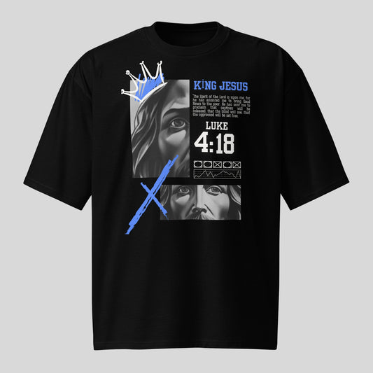 King Jesus Unisex TEE (Blue)